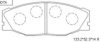 ASIMCO KD2761 Brake Pad Set, disc brake